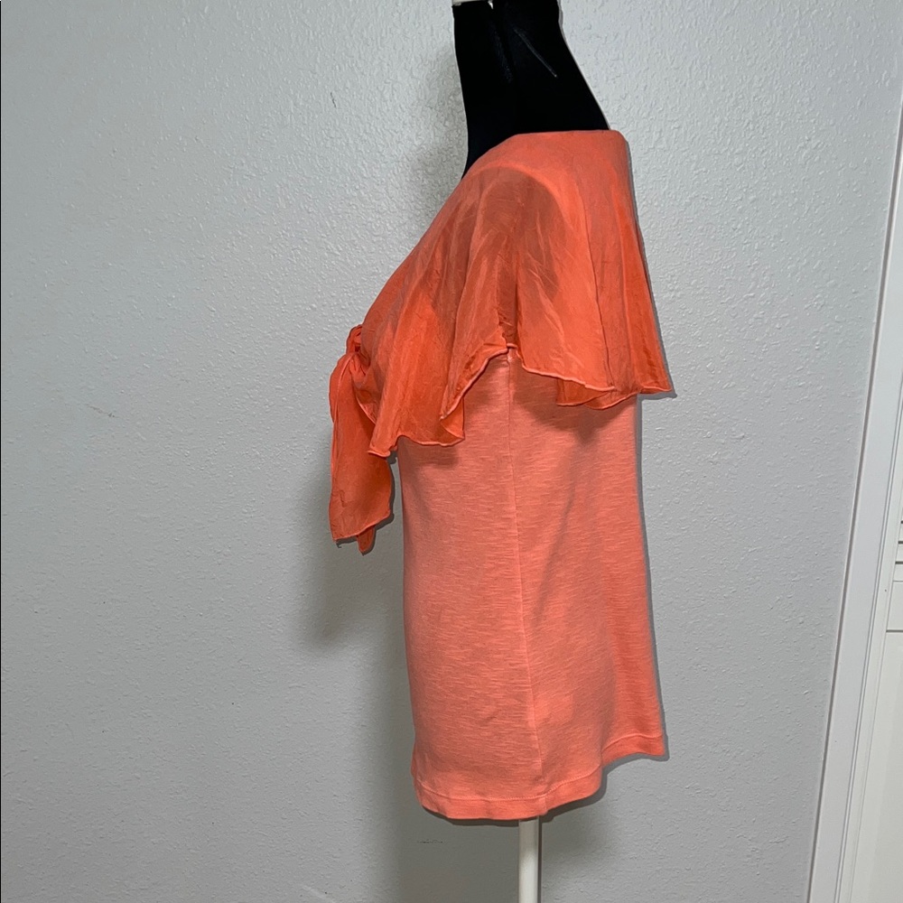 Barbara Lesser Orange Top - Picture 3 of 6